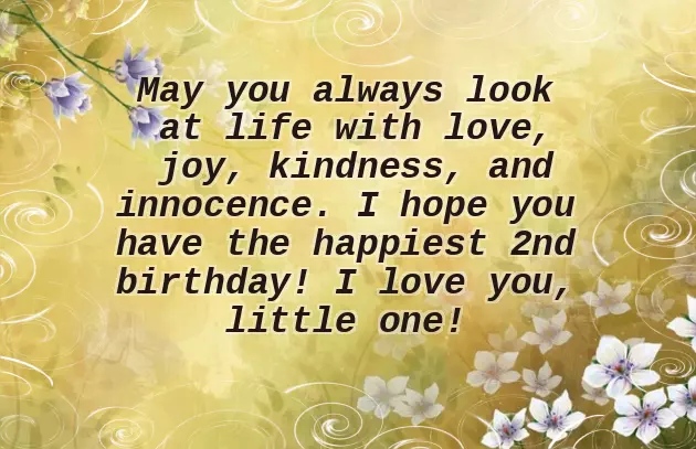 Birthday Wishes Two Year Old Baby Girl