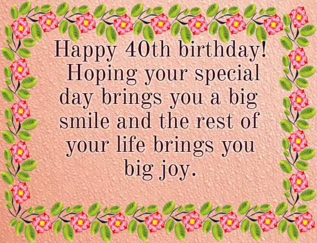 40 Birthday Wishes Funny