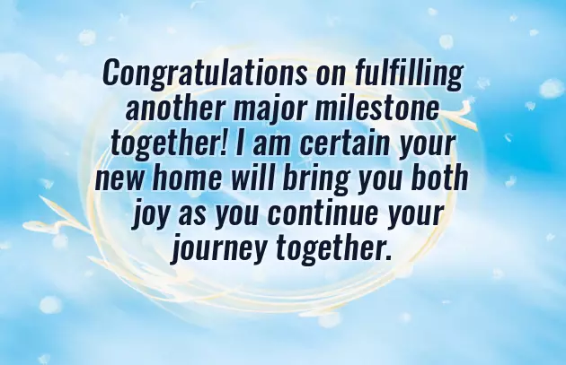 Wishes For New Home Purchase