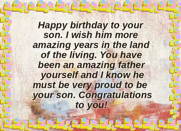 Congratulations To You And Proud Parents