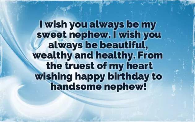 Birthday Wishes For A Young Nephew