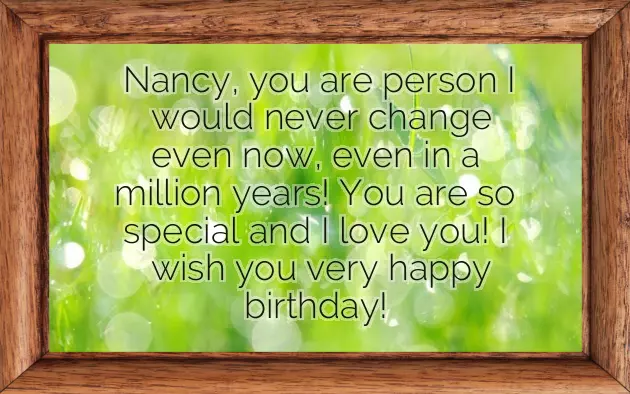 Happy Birthday Nancy