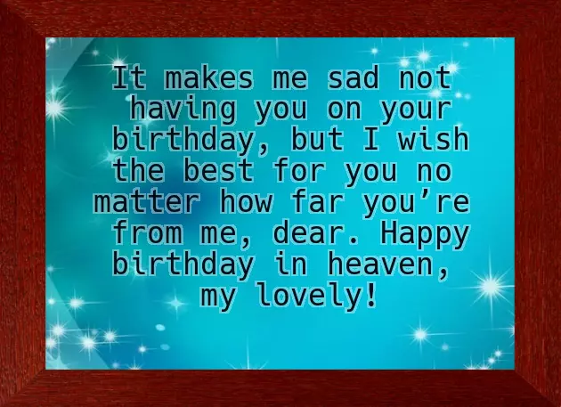 Birthday Greetings For Deceased Father