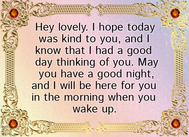 Good Evening Wishes For Her