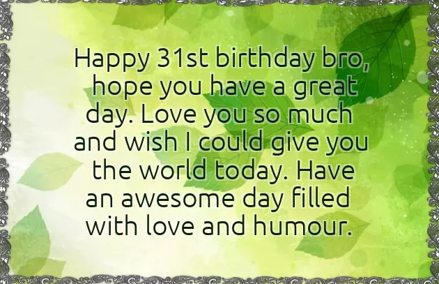 Birthday Brother Wishes