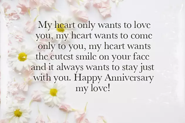 1St Anniversary Wishes To My Wife