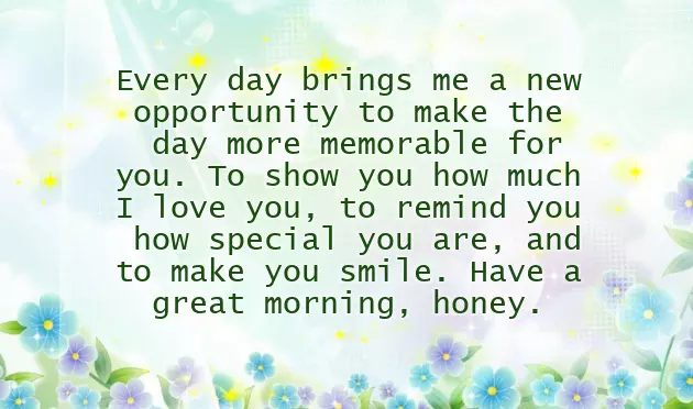 Romantic Good Morning Greetings