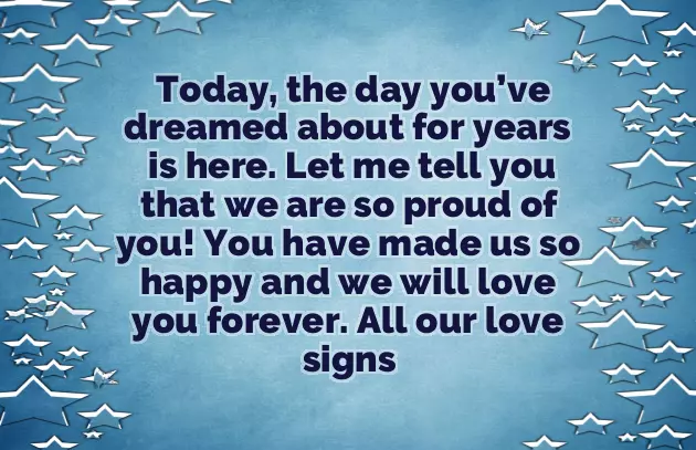 Graduation Message From Parents To Daughter