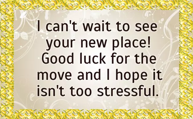 Good Luck In Your New Home Good Luck In Your New Home