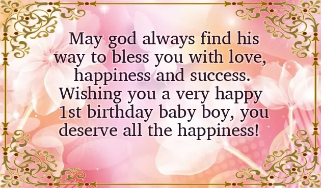 Birthday Wishes For Son 1 Year Birthday Wishes For Son 1 Year