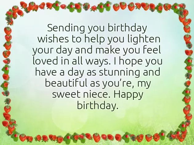Birthday Wishes For My Beautiful Niece