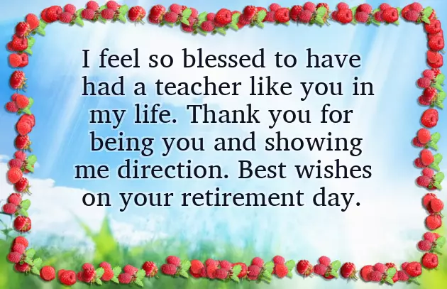 Retirement Wishes To Colleague