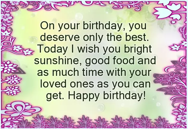 Birthday Wish For A Young Lady