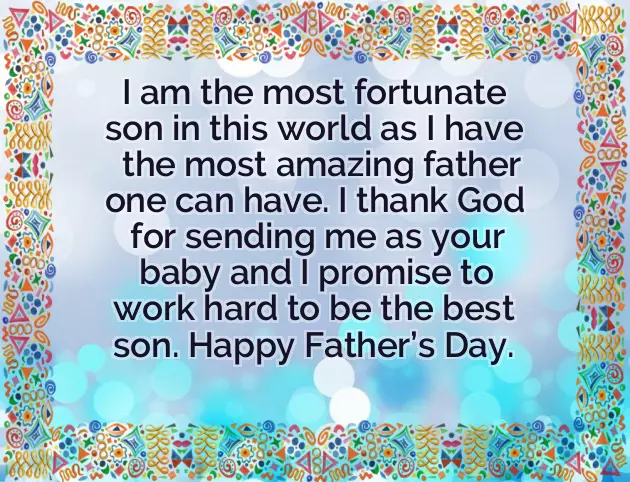 Fathers Day Message From Child