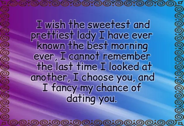 Morning Message To A Crush Morning Message To A Crush