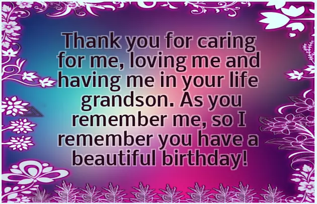 Birthday Wishes Quotes For Grandson