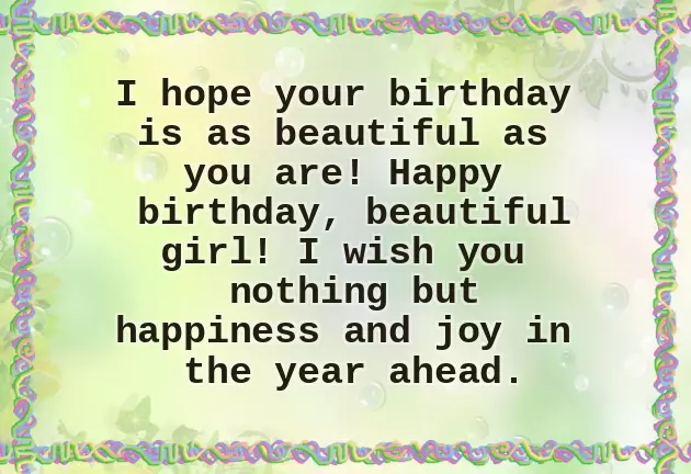 Simple And Sweet Birthday Wishes For Sister