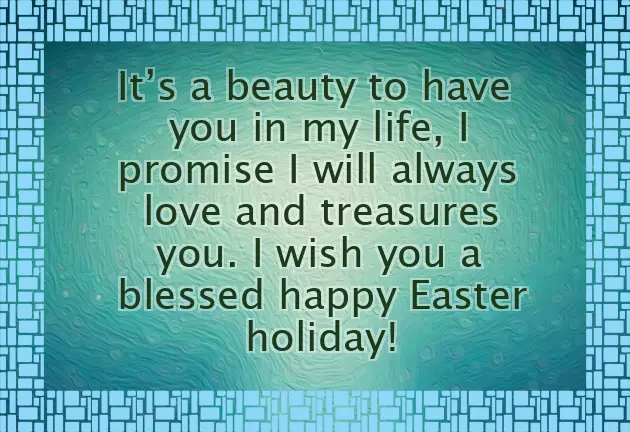 Easter Message For My Love