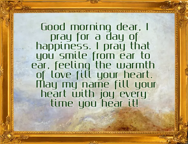 Morning Wishes Prayer
