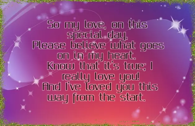 Happy Love Anniversary Wishes For Boyfriend