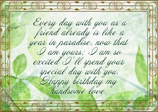 My Fiance Birthday Wishes