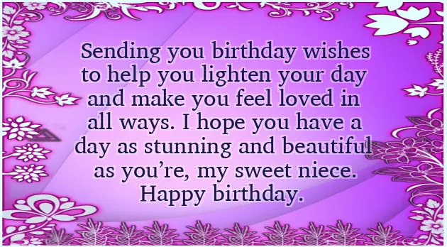 Birthday Wishes For S Niece