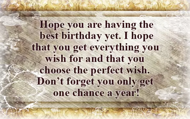 Different Bday Wishes