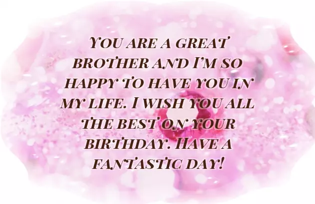 Bible Birthday Wishes For Brother