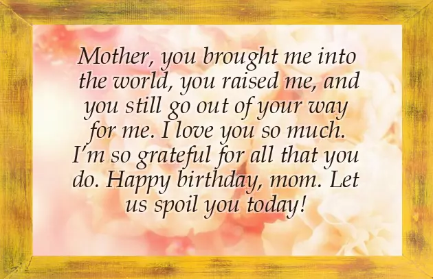 Wishes Mother Wishes Mother