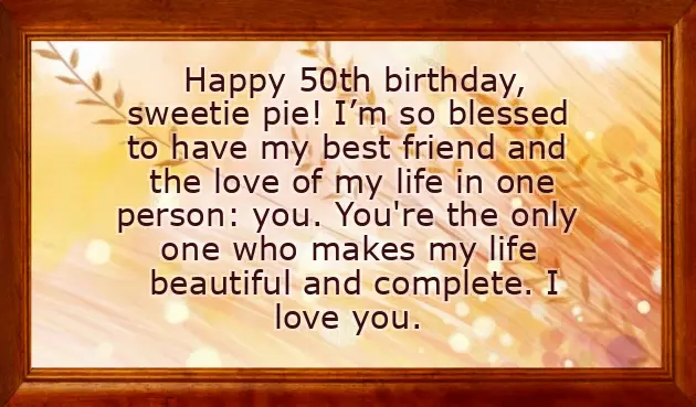 Funny Birthday Wishes For 50 Year Old Man