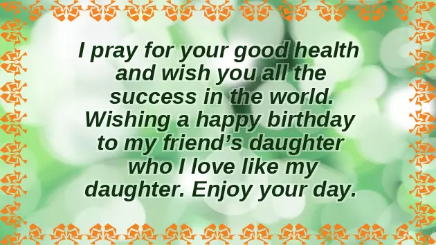 Simple Birthday Greetings For Daughter
