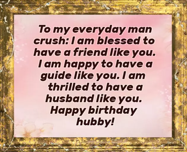 Birthday To My Husband