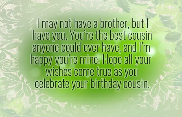 Birthday Wishes For Your Cousin Birthday Wishes For Your Cousin
