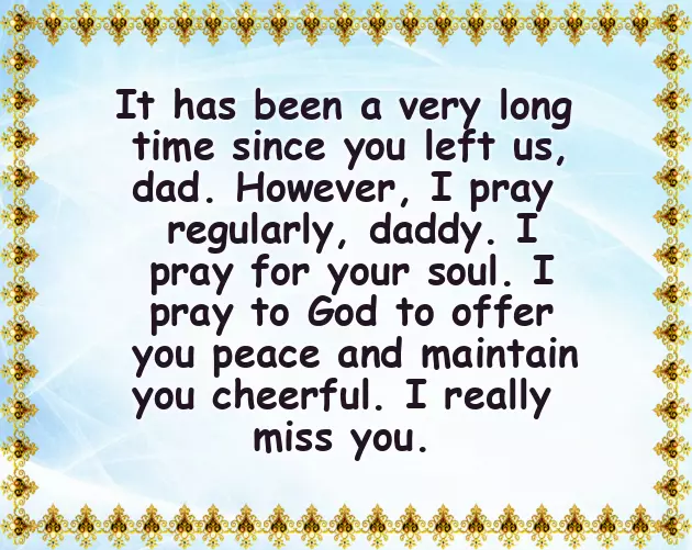 Fathers Day Wishes To Dead Father