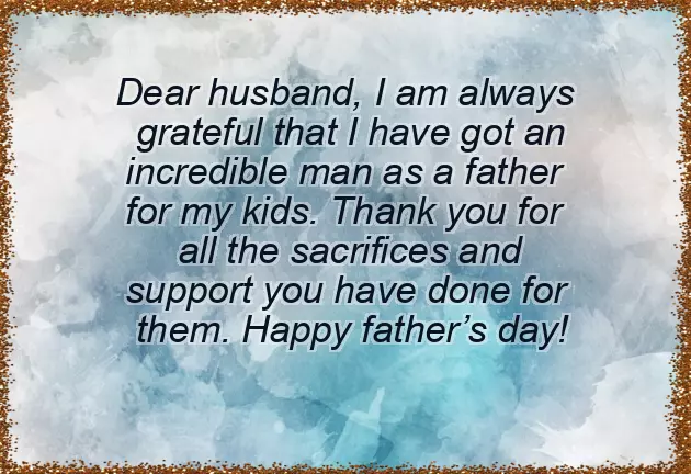 Fathers Day Message For A Husband