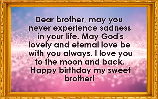 Big Bro Birthday Wishes