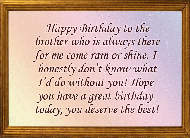 Birthday Blessings For Younger Brother