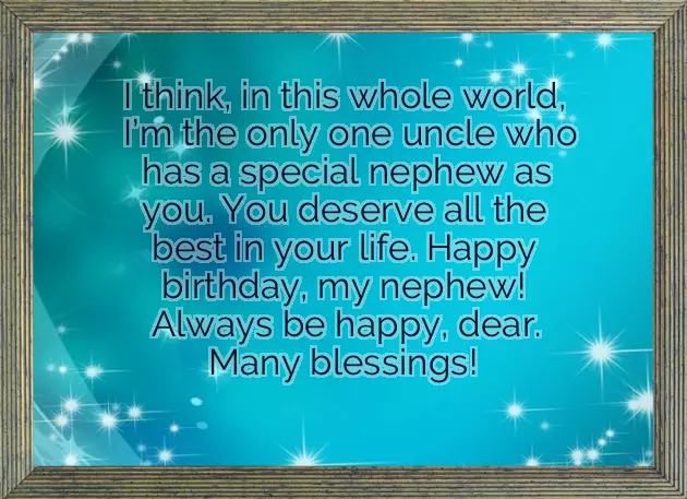 First Birthday Wishes Quotes For Nephew