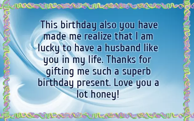 Birthday Best Wishes For Husband