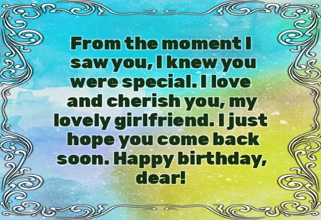 Short Birthday Quotes For Girlfriend