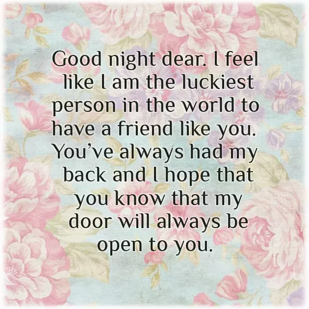 Good Night Text To Best Friend Good Night Text To Best Friend