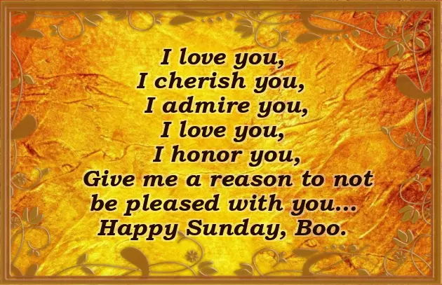 Sunday Wishes For Her