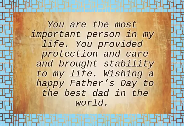 Short Wishes For Fathers Day