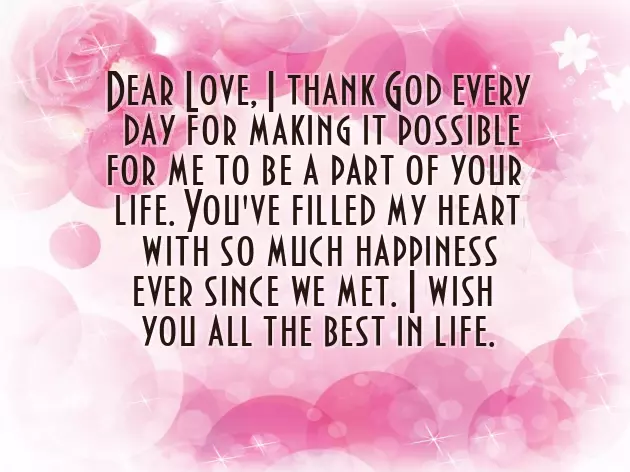 Wishes To My Girlfriend Birthday