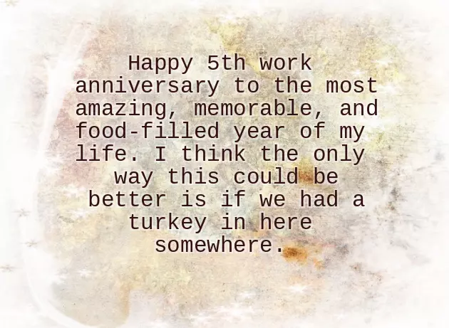5Th Work Anniversary 5Th Work Anniversary