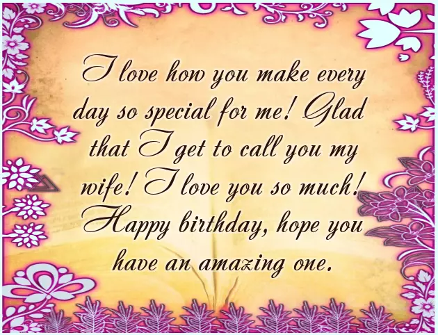 Love Wife Birthday Wishes