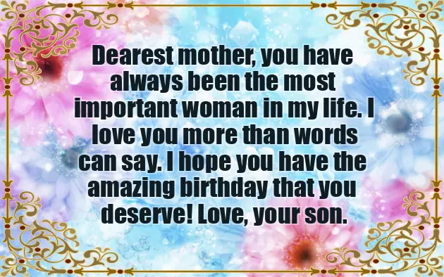 Happy Birthday To Mom Caption