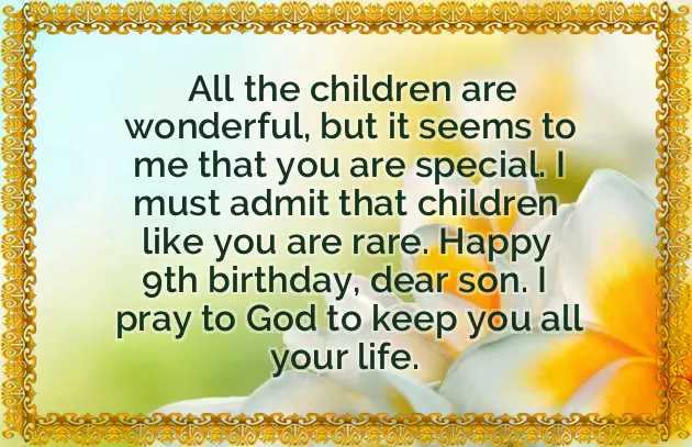 Birthday Wishes For A 9 Year Old Girl