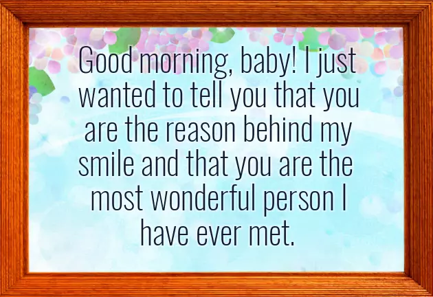 Sweet Good Morning Message For Crush