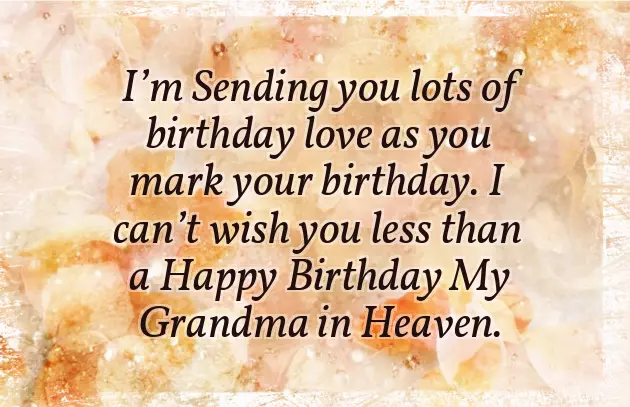 Happy Birthday Prayer For Grandma